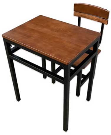 HZ103J 橡木學生課桌椅(含桌椅) - 點擊圖像關閉