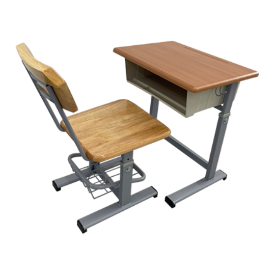 HZ103Jm 橡木學生升降課桌椅(含桌椅) - 點擊圖像關閉