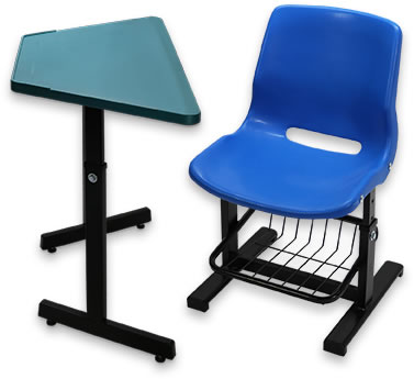 HZ109C-1 學生梯形升降課桌椅(無塑膠抽) - 點擊圖像關閉