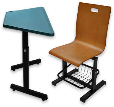 HZ109I-1 學生梯形升降課桌椅(無塑膠抽) - 點擊圖像關閉