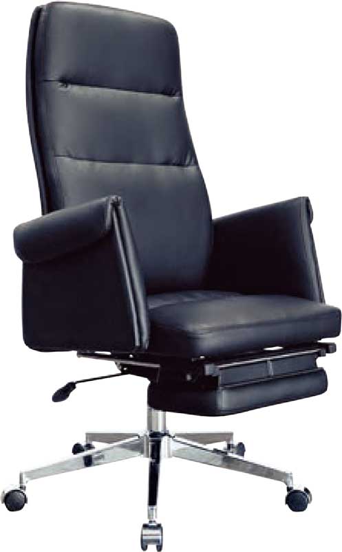 250-2 大型黑皮伸縮可躺辦公椅 - 點擊圖像關閉