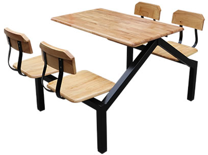 HZ502J-1_4P 四人餐桌椅(橡木實木桌板) - 點擊圖像關閉