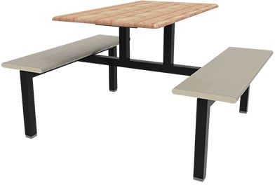 HZ502U-2_4P 四人餐桌椅(橡木實木桌板) - 點擊圖像關閉