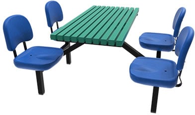 HZ504H-1_4P 四人餐桌椅(複合塑膠桌板) - 點擊圖像關閉
