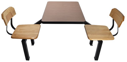 HZ505J-1_2P 二人餐桌椅(塑合板桌板) - 點擊圖像關閉