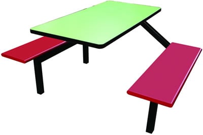 HZ505U-1_4P 四人餐桌椅(塑合板桌板) - 點擊圖像關閉