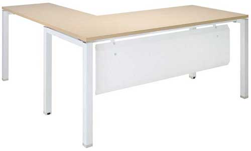 HLR1607P＋0905 希拉蕊主管桌含桌下擋板+側桌