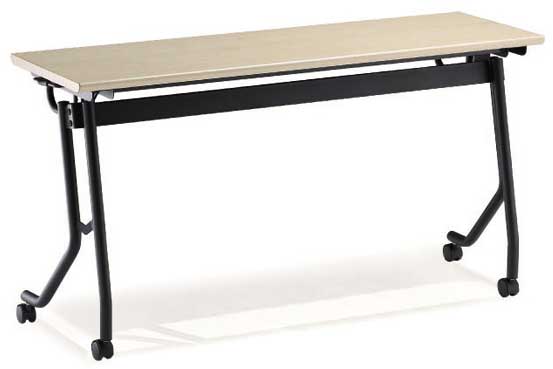 JJG 圓舞曲培訓桌折合桌(木紋色)(無檔板) - 點擊圖像關閉