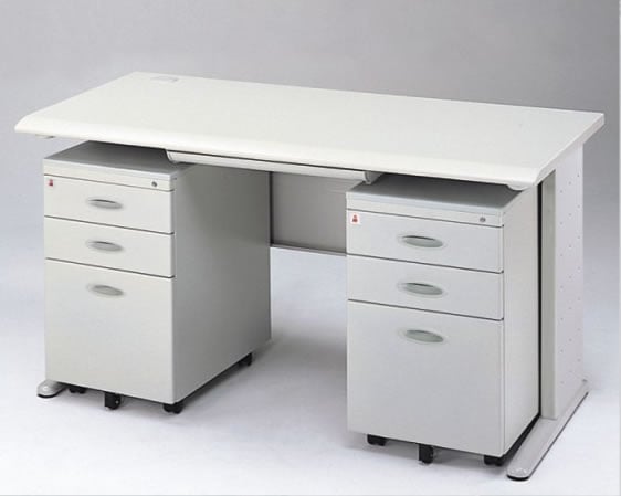 LD-160B 辦公桌套組(兩個高活動櫃+ABS薄抽)W160cm - 點擊圖像關閉