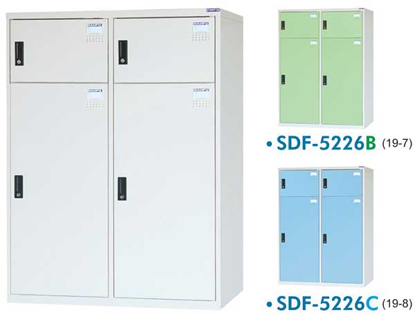 SDF-5226 多用途2人置物櫃.衣櫃(2大門2小門)