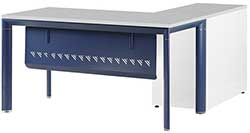HDF1407P＋0905 海德夫主管桌含側桌(140公分長)