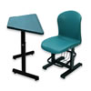 HZ109As-1 學生梯形升降課桌椅(無塑膠抽)