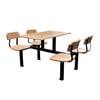 HZ502J-2_4P 四人餐桌椅(橡木實木桌板)
