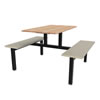 HZ502U-2_4P 四人餐桌椅(橡木實木桌板)