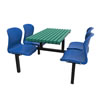 HZ504A-2_4P 四人餐桌椅(複合塑膠桌板)