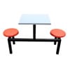 HZ505P-2_2P 二人餐桌椅(塑合板桌板)