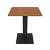 HZ801A 二人餐桌(鐵製方腳、六種桌板可選)