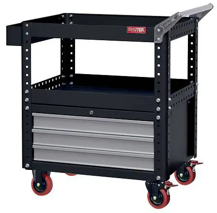 （圖像） CT專業重型工具車系列｜CT-C3B 三抽屜工作型工具車