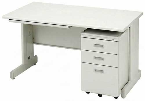 （圖像） HU-160A 辦公桌組(含0.5活動櫃，ABS薄抽)W160cm