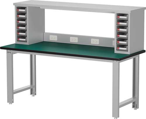 標準型工作桌（雙層電檢 零件箱 插座燈具組）｜Tanko天鋼WB-67N7 WB-67F7 WB-67W7