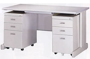 HU-160B 辦公桌組(含2組0.5活動櫃ABS薄抽)