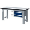 WAS-54022F WAS-64022F WAS-74022F 吊櫃型重量型工作桌(四種桌板及三種桌長選擇)
