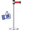 RS-258SR 萬向伸縮帶欄柱(銀柱)(200cm) (圖像) RS-258SR 萬向伸縮帶欄柱(銀柱)(200cm)